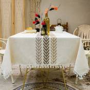 Nappe Imperméable Rectangulaire Table Cloth Coton