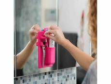 Organisateur de salle de bain pour brosse à dents, dentifrice, rasoirs, etc - rose Mighty Holder Pink
