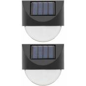 Pack de 2 appliques solaires rectangulaires 2 x 6 lumens Ez Solar