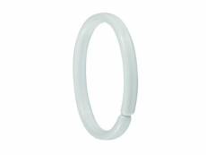 Paralux - anneau de rideau plastique blanc /12 - 604000