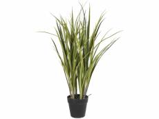 Plante artificielle haute gamme spécial extérieur / herbe artificielle potee - dim : 75 x 50 cm -pegane-