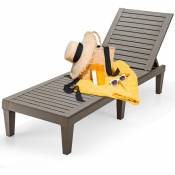 Relax4life - Chaise Longue de Jardin, Bain de Soleil
