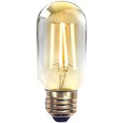Silver - ampoule à led tube edison à filament électronique 2w=20w - e27 - 2.200k - 320º - 220 lm - lumière extra chaude - a++