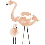 Sticker lilipinso flamands roses 64 x 85 cm - rose