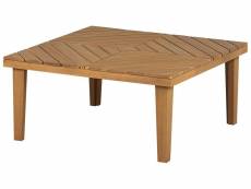 Table basse de jardin en bois d'acacia 70 x 70 cm baratti 332494