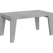 Table extensible 90x160/264 cm Naxy Cemento