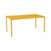 Table rectangulaire Calvi / 160 x 80 cm - 6 personnes - Fermob jaune en métal