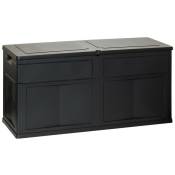Toomax - Coffre de Jardin 320 l 119 x 46 x 60 cm Noir