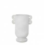 Vase Muses - Ania /L 19 x H 26 cm - Ferm Living blanc en céramique