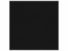 Vidaxl table basse noir avec verre noir 90x90x50 cm