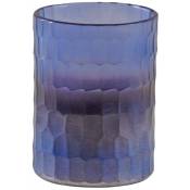 Aubry Gaspard - Photophore en verre mosaique violet