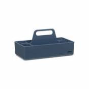 Bac de rangement Toolbox / Compartimenté - 32 x 16 cm - Vitra bleu en plastique