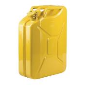 Bidon pour carburant contenu 20 l jaune zinc ral 1018