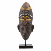 BigBuy Home Figurine Décorative 17 x 16 x 46 cm Africaine
