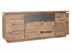 Commode, meuble de rangement en bois de sheesham coloris