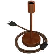 Creative Cables - Alzaluce - Lampe de table en métal 20 cm - Cuivre satiné - Cuivre satiné