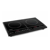 EKH008 plaque Noir Comptoir Plaque de cuisson avec zone à induction 2 zone(s) - Esperanza