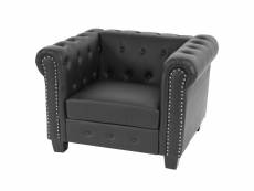 Fauteuil de luxe lounge relax chesterfield similicuir