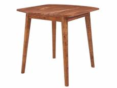 Finebuy table à manger bois massif table de cuisine design sheesham | table de salle à manger style maison de campagne table en bois meubles en bois n