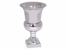 Finebuy vase cup taille xl - l - s deco vase goblet aluminium - décoration vase d' argent plantation coupe
