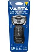 Frontale Varta Outdoor Sports H30R Wireless Pro-400lm-Rechargeable-IPX7-3 modes lumineux-2 couleurs-Station de charge incluse