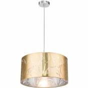 Globo - Suspension lumineuse au plafond en or, éclairage du salon, motif découpé 15359H
