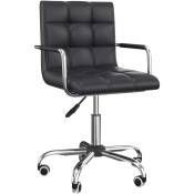 Homcom - Chaise de bureau fauteuil manager pivotant