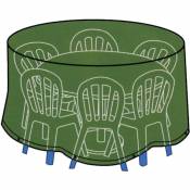 Housse pour table ronde avec chaises