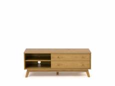 Kensal - meuble tv design bois - couleur - bois clair