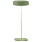 Lampe de table led rechargeable et dimmable Inemuri Pale Green usb Touch avec 12h d'autonomie