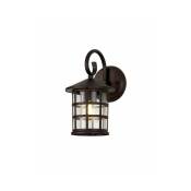 Luminaire Center - Lanterne de jardin Bronze antique 1 ampoule 26,1cm - Bronze