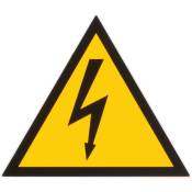 Panneau d'avertissement - danger électrique - 300mm - Novap