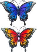 Papillon en métal coloré (lot de 2)