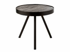 Paris prix - table d'appoint en bois & fer "fien" 50cm