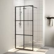 Paroi de douche avec verre esg transparent 100x195