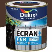 Peinture Ecran+ Fer protection antirouille Dulux Valentine brillant brun normandie 0 5L
