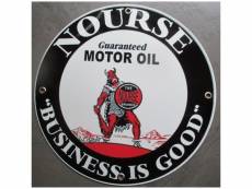 "plaque alu nourse motor oil business is good tole