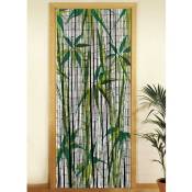 Rideau de porte - Bambou - Bamboo - 90 x 200 - Blanc