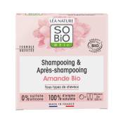 Shampooing & après-shampooing solide 2 en 1 Amande-bio