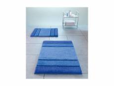 Spirella 10.14482 calma tapis de bain bleu 55 x 65 cm 1014482