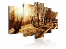Tableau amber orchard taille 200 x 100 cm PD9944-200-100