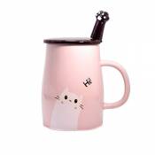 Tasse de chat mignon Tasse à café en céramique avec