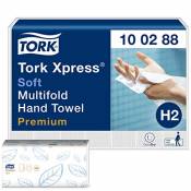 TORK Paquet de 110 feuilles Essuis-mains Xpress interfoliés