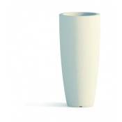 Vase Polymère Monacis Stilo Rond Blanc - ø 33 cm. - h 70cm.