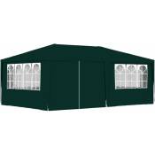 Vidaxl - Tente de réception avec parois latérales 4x6 m Vert 90 g/m² Vert