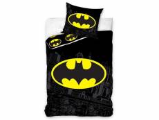 Batman logo black - parure de lit enfant - housse de couette coton SMUL100117811