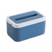 Boîte à serviettes boîte à mouchoirs avec veilleuse ménage amovible boîte à mouchoirs boîte de rangement Table à manger boîte à mouchoirs,bleu