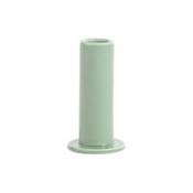 Bougeoir Tube Medium / H 10 cm - Céramique - Hay vert