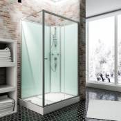 Cabine de douche intégrale Ibiza Schulte 90 x 160 cm ouverture droite