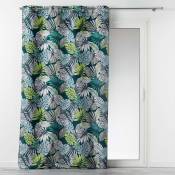Douceur D'intérieur - Rideau tamisant 140 x 260 cm polyester imprime cap nature Vert - Vert